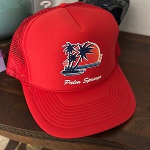 Cabo caps Palm Springs Trucker hat unisex snap back